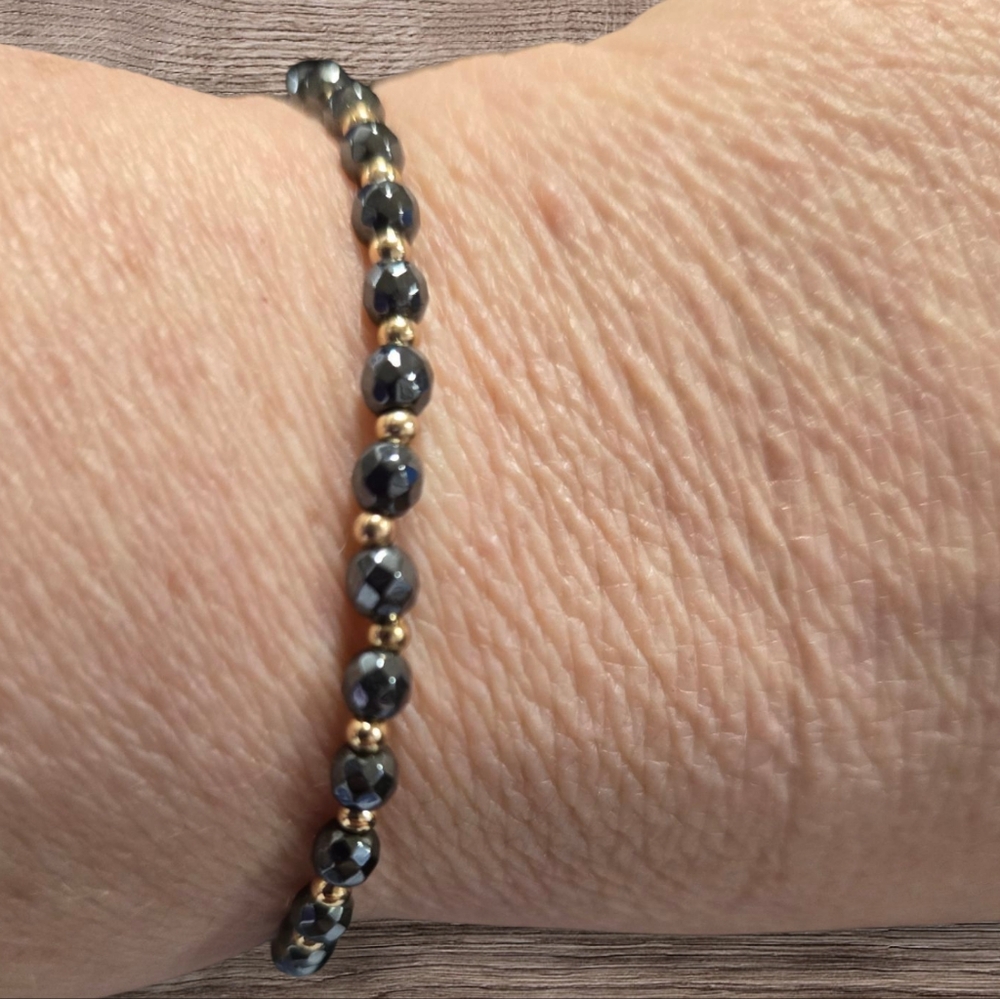 4mm Hematite Bracelet
